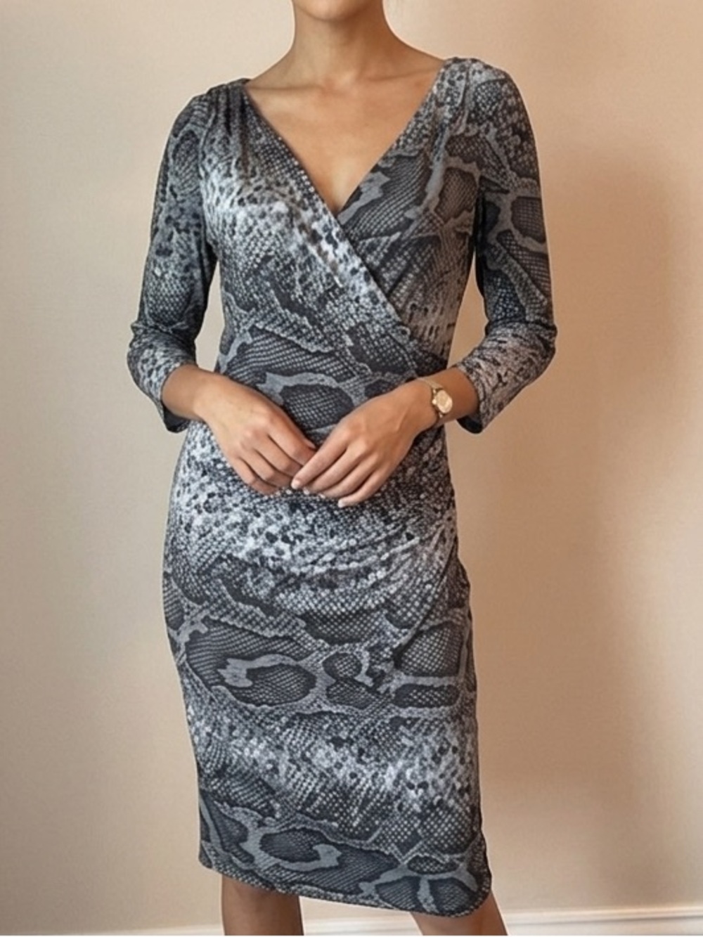 Mixage by Lady Dutch Snake Print Dress